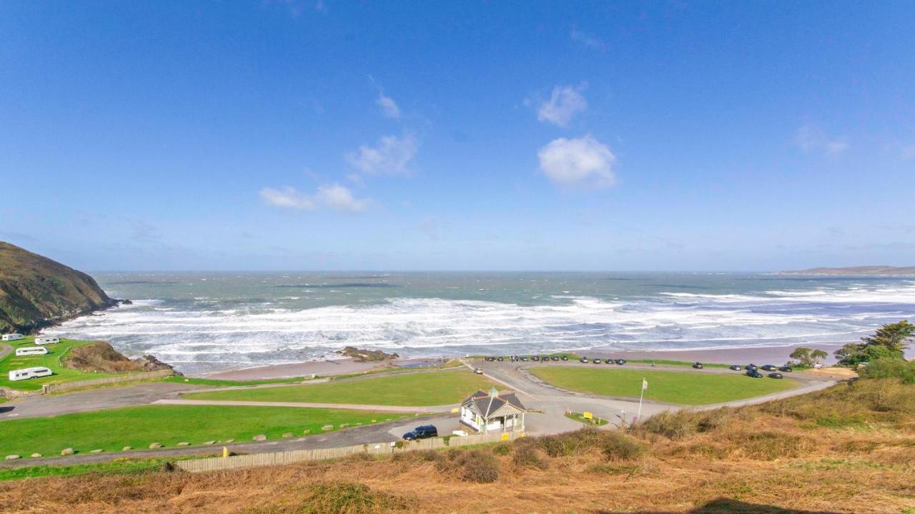 Ferienwohnung Clifton Court Apt 16 With Indoor Heated Pool & Sea Views Croyde Exterior foto